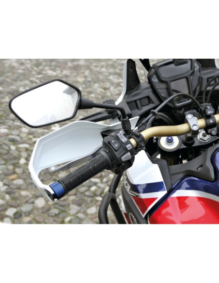 Manopole moto riscaldate 12V con interruttore per manubri 22mm