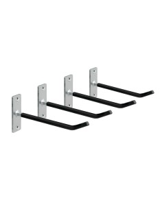 Set 4 ganci appendiruote da parete