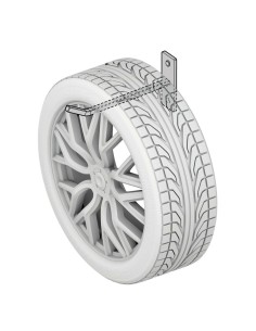 Set 4 ganci appendiruote da parete 2