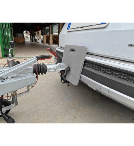 Protezione paraurti rimorchio e tappetino salva ginocchia