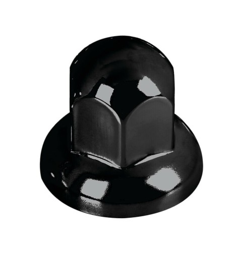 Set 40 copribulloni testa tonda in acciaio inox nero 32mm