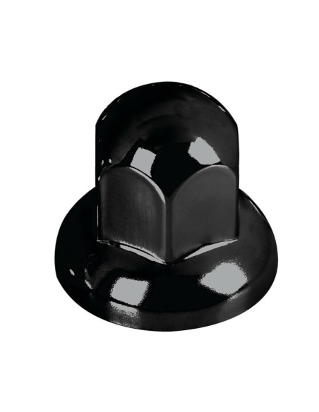 Set 40 copribulloni testa tonda in acciaio inox nero 32mm