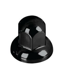 Set 40 copribulloni testa tonda in acciaio inox nero 33mm