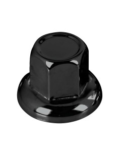 Set 40 copribulloni testa piatta in acciaio inox nero 33mm