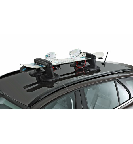 Portasci snowboard magnetico universale con chiave 3 sci o 2 snow