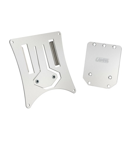 Portatarga con sistema estraibile per targhe moto