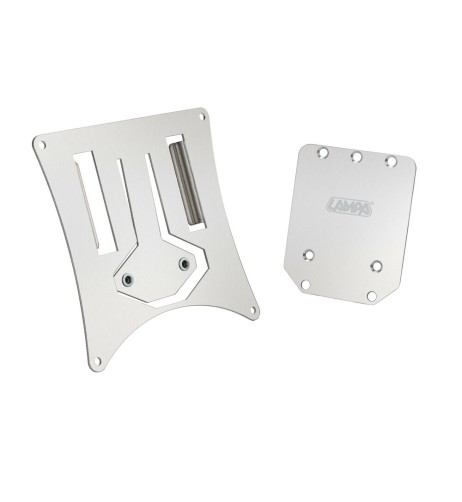 Portatarga con sistema estraibile per targhe moto