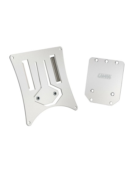 Portatarga con sistema estraibile per targhe moto