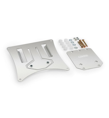 Portatarga con sistema estraibile per targhe moto