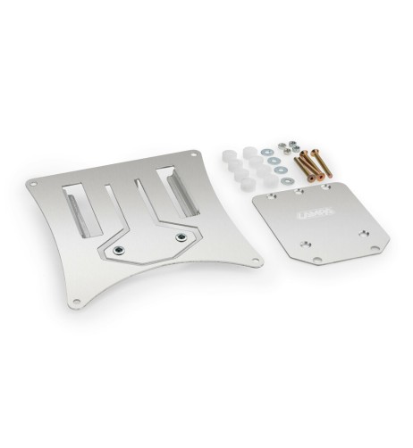 Portatarga con sistema estraibile per targhe moto