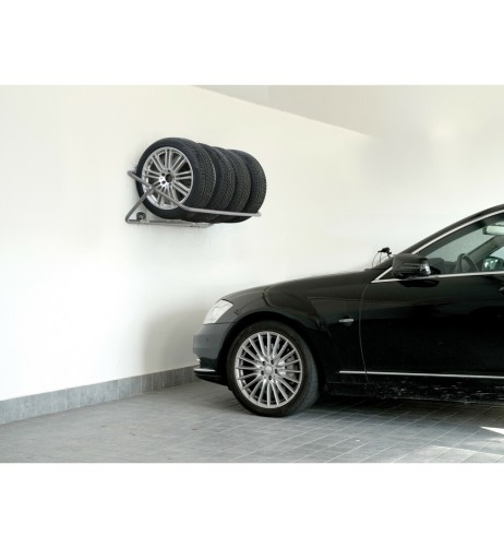 Supporto porta gomme e cerchioni da parete richiudibile XL foldable rack