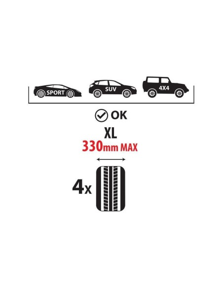 Supporto porta gomme e cerchioni da parete richiudibile XL foldable rack