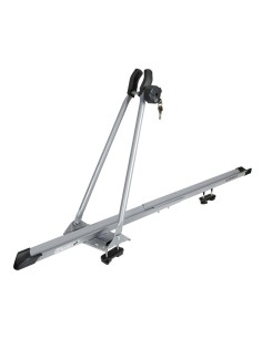 Portabiciclette universale in acciaio Grigio con serratura per barre portat