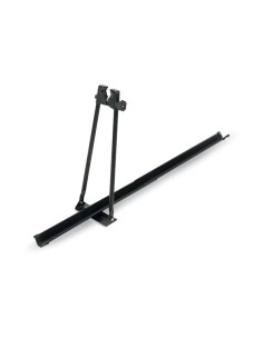 Portabici da tetto universale acciaio verniciato nero Bici 1000