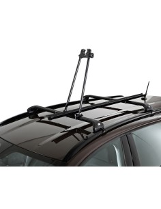 Portabici da tetto universale acciaio verniciato nero Bici 1000 2