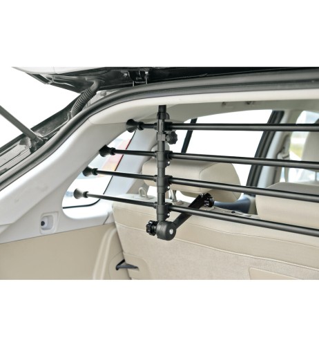 Griglia divisioria animali e merci bagagliaio compatta fissaggio a poggia