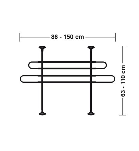Griglia divisioria animali e merci bagagliaio Per auto e suv 110x140cm ma