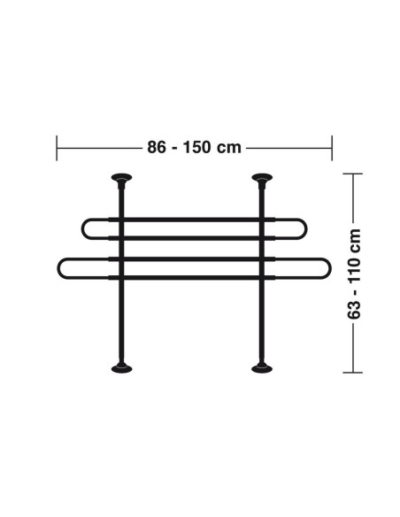 Griglia divisioria animali e merci bagagliaio Per auto e suv 110x140cm ma