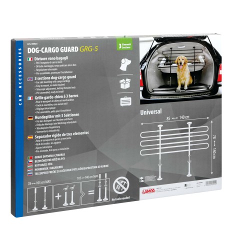Griglia divisioria animali e merci bagagliaio Per auto e suv 140x140cm ma