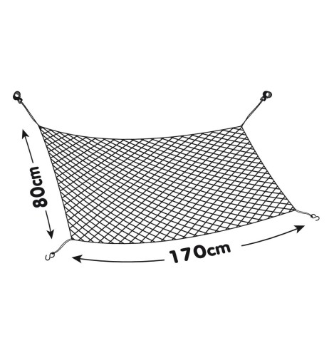 Rete divisoria per cani elasticizzata 170x80cm