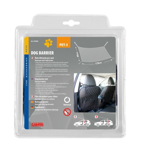 Rete divisoria per cani elasticizzata 170x80cm