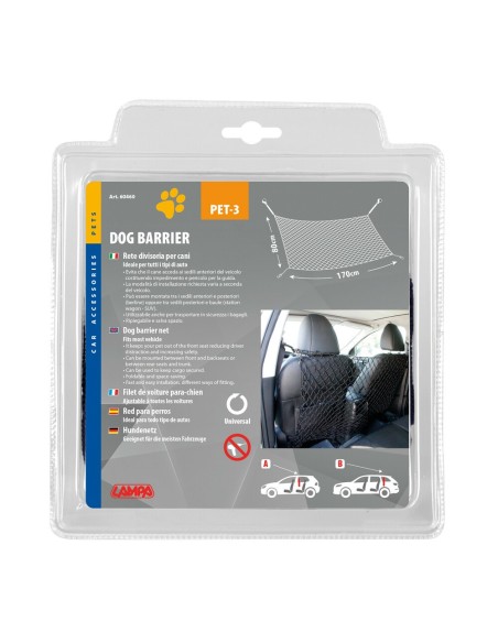 Rete divisoria per cani elasticizzata 170x80cm