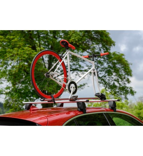 Portabici da tetto in alluminio attacco a forcella Menabo Pro Tour