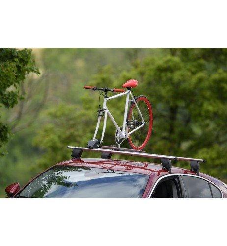 Portabici da tetto in alluminio attacco a forcella Menabo Pro Tour