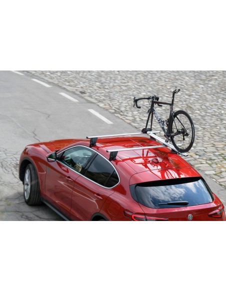 Portabici da tetto in alluminio attacco a forcella Menabo Pro Tour