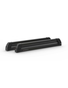 Portasci e Snowboard NK 60 in alluminio nero per barre 6 sci o 4 snow