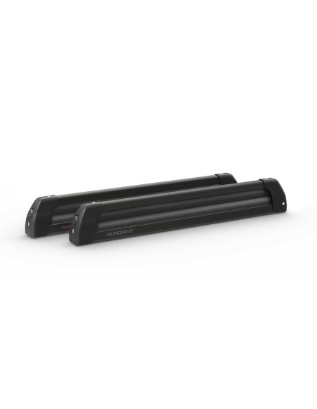 Portasci e Snowboard NK 60 in alluminio nero per barre 6 sci o 4 snow