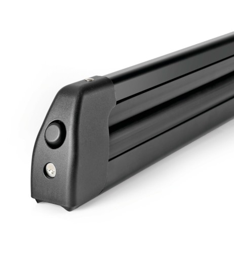 Portasci e Snowboard NK 60 in alluminio nero per barre 6 sci o 4 snow