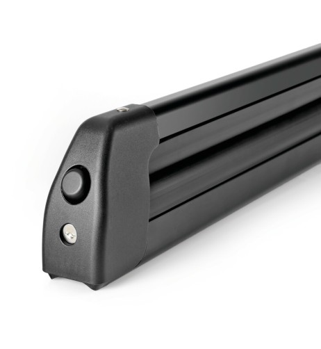 Portasci e Snowboard NK 60 in alluminio nero per barre 6 sci o 4 snow