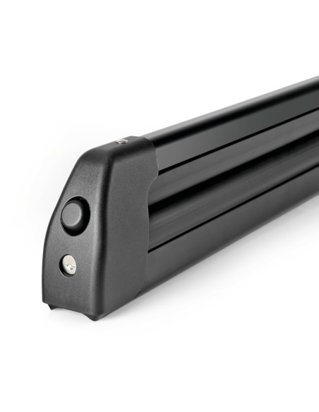 Portasci e Snowboard NK 60 in alluminio nero per barre 6 sci o 4 snow