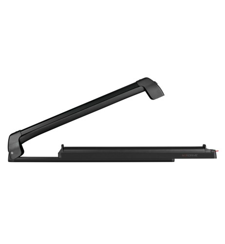 Portasci e Snowboard PS 60 Scorrevole in alluminio nero per barre 6 sci o 4