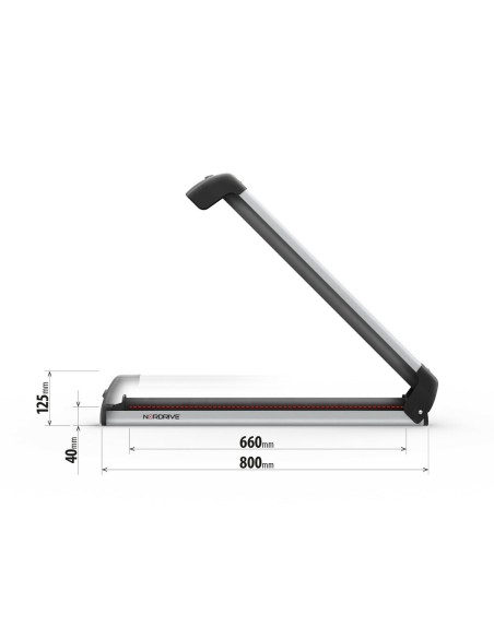 Portasci e Snowboard NK 60 in alluminio per barre 6 sci o 4 snow