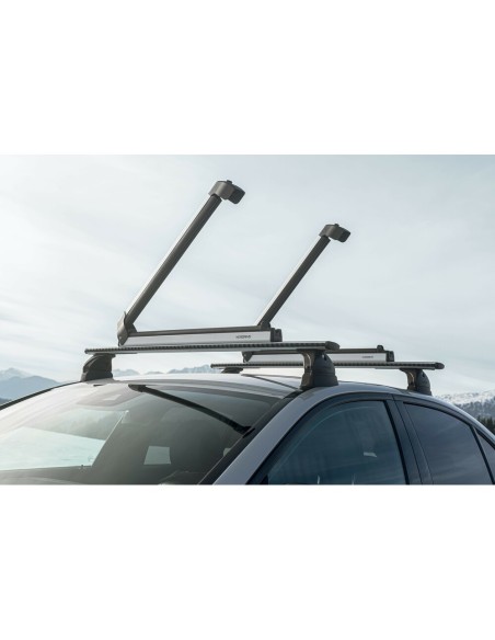 Portasci e Snowboard NK 60 in alluminio per barre 6 sci o 4 snow