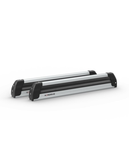 Portasci e Snowboard PS 60 Scorrevole in alluminio per barre 6 sci o 4 snow