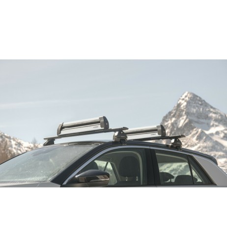 Portasci e Snowboard PS 60 Scorrevole in alluminio per barre 6 sci o 4 snow