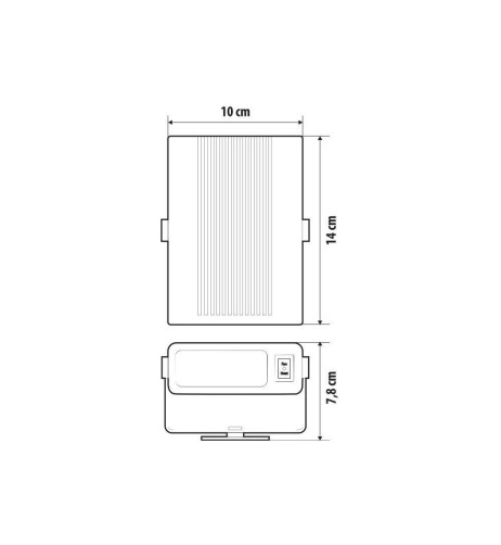 Scaldino sbrinatore e ventilatore 24V 150W