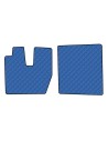 Coppia tappeti camion in similpelle imbottiti Blu Iveco S Way dal 2024