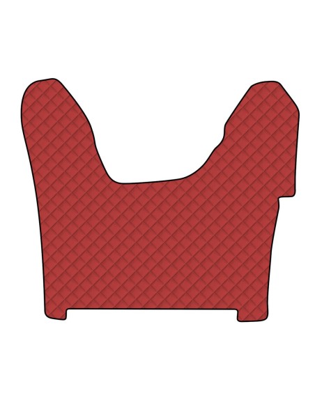 Tappeto centrale camion in similpelle imbottito Rosso Iveco S Way dal 202