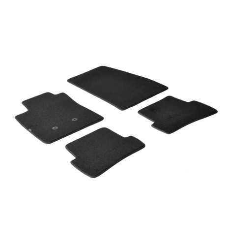 Set tappetini su misura moquette Renault Clio III 2005 2013