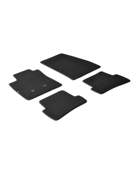 Set tappetini su misura moquette Renault Clio III 2005 2013