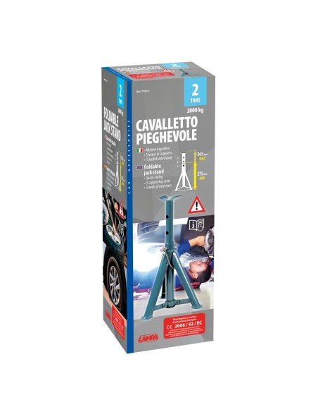 Cavalletto treppiedi pieghevole 2000kg