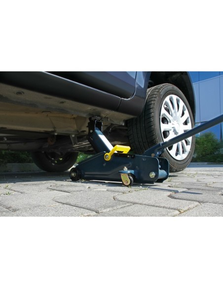 Cric idraulico a carrello con maniglia 2000kg