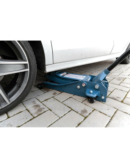 Sollevatore Cric idraulico a carrello basso profilo 2500Kg