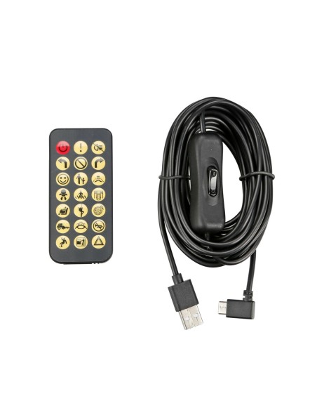 Tabella Led programmabile USB 1024 Led a colori 374x92mm