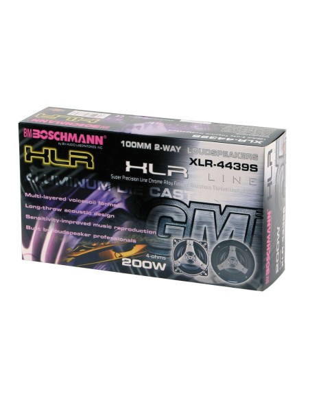 Altoparlanti 2 vie con Tweeter 200W 100mm XLR 4439S