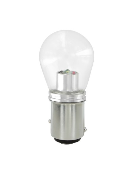 Kit 2 lampadine Mega Led Cree 9 32V BAY15d 1 LED 6500K